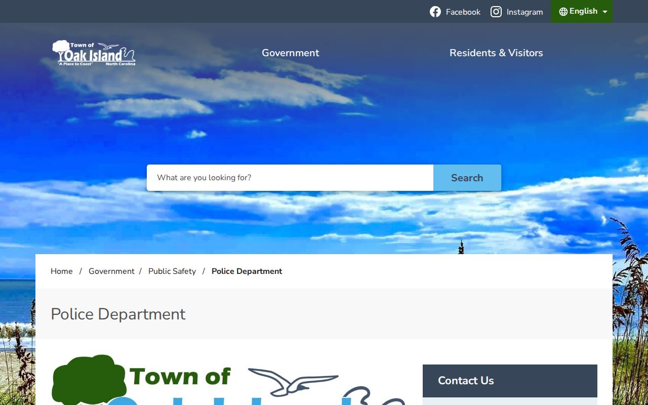 Oak Island criminal history Police Department records channel