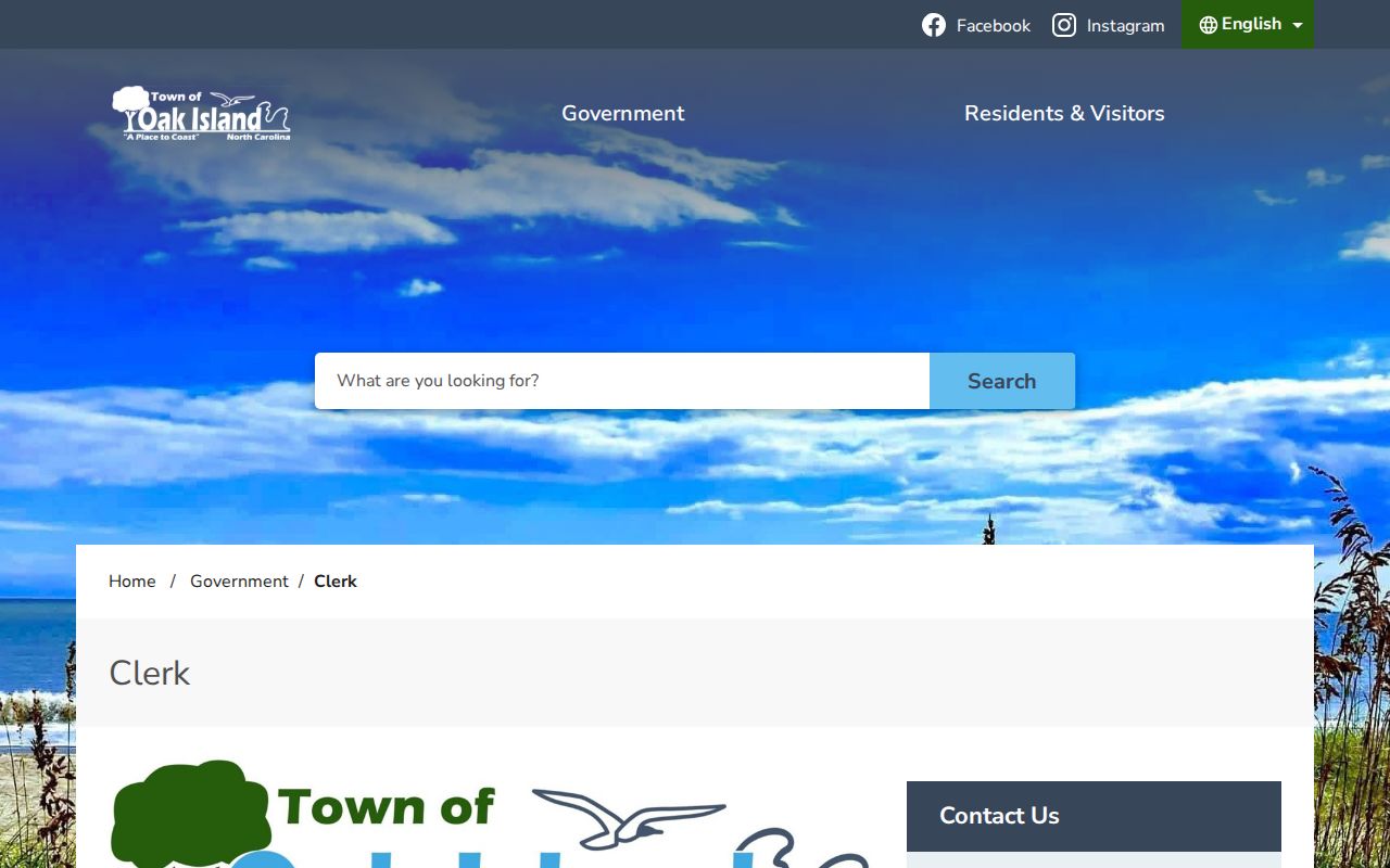 Oak Island criminal history town public records policy
